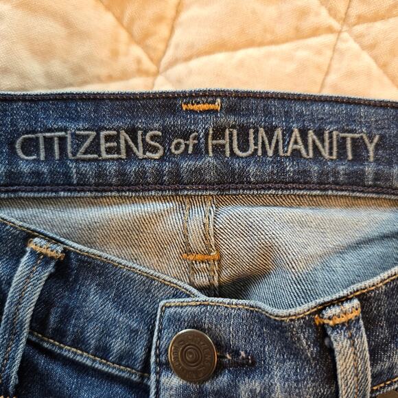 Citizens of Humanity Emmerson Slim Boyfriend Jeans Women's 24  Festival Grunge - Picture 3 of 10